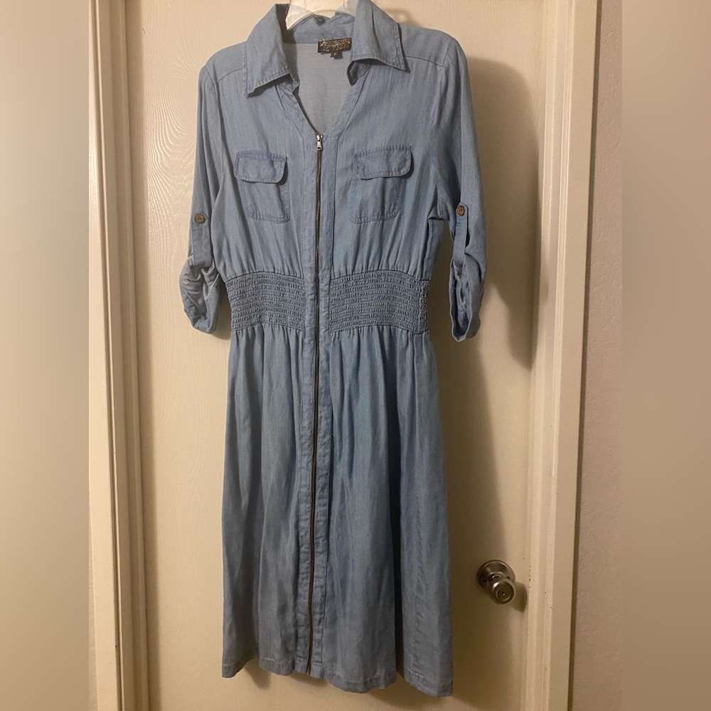 Flattering Denim Dress